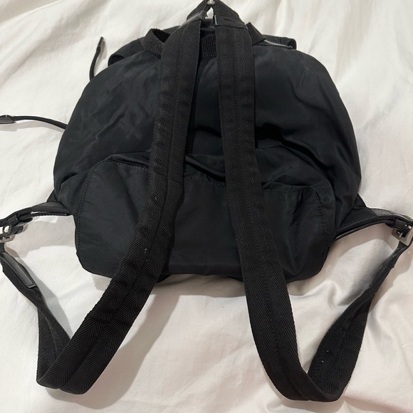 Authentic Vintage Prada Black Nylon Tessuto Twin Pocket Backpack - Picture 3 of 10